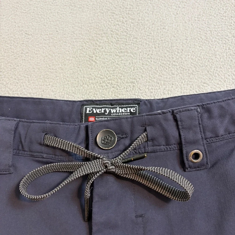 686 Mens Everywhere Hybrid Short Charcoal Navy 34 KCRGNS08 Technical Outdoor
